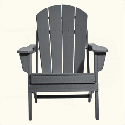 Ensemble de 2 chaises en plastique Adirondack