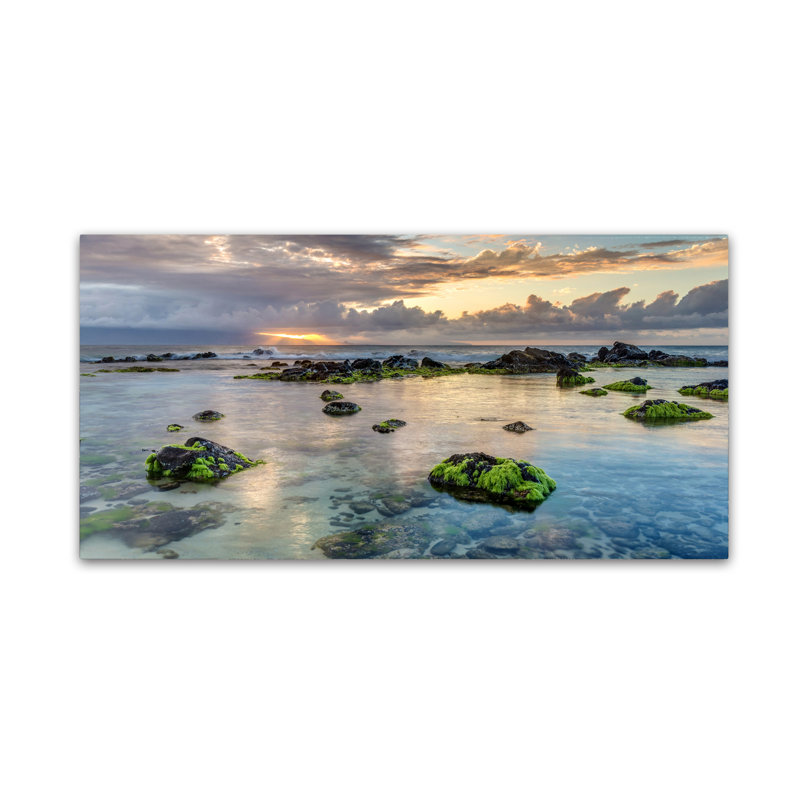 Fabrizzio "Ho'okipa Sunrays Maui" par Pierre Leclerc, reproduction de photo sur toile tendue, H 12 po x l 24 po x P 2 po