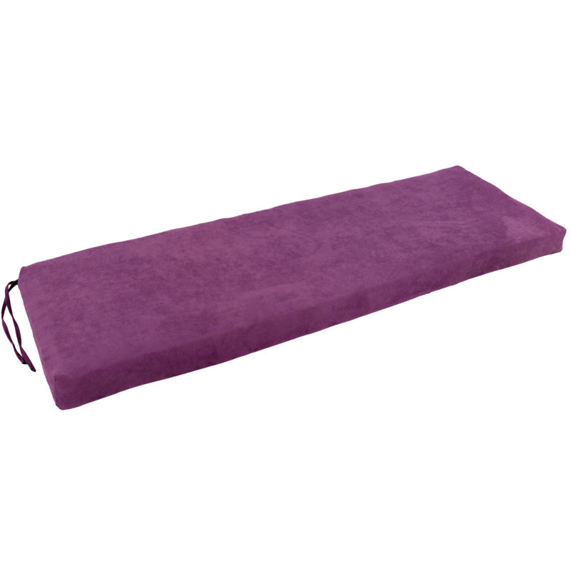 Outdoor 3'' Seat Cushion, 54'' W x 19'' D, Purple