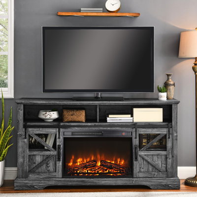 26 Inch Electric Fireplace Insert - Realistic Flame Effect With Log , Ultra Thin Heater, Remote Control Timer, Overheating Protection, 1400W Heat, 11 Temperature Choices 26" Insert: Heater & Flame,