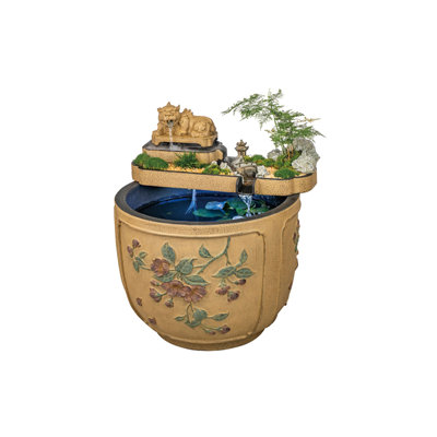 stone Freestanding Fish Tank