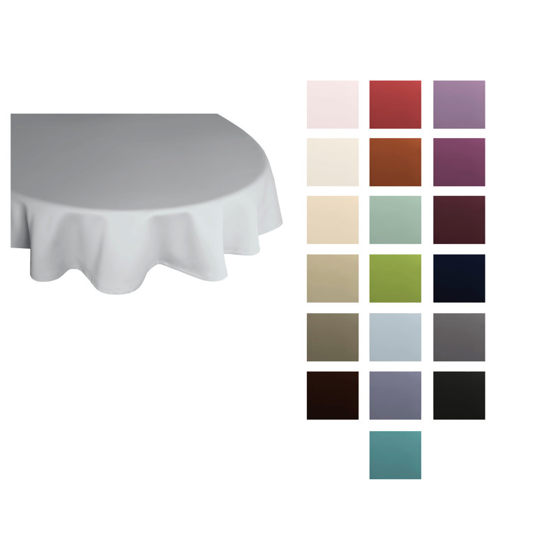 Garraway Tablecloth, Dark brown, 160cm W x 160cm L
