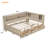 Full Size Wood Daybed With Storage Shelves And 3 Drawers, Combining Practicality And Charm For Modern Living.-42930610