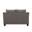 Causeuse gris anthracite avec coussins Tatum
