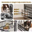 Manufactured Wood Dog House with 2 Doors-78932764-85157091
