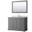 Ensemble de meuble-lavabo simple 48 po avec miroir Avery-97813457-97811800