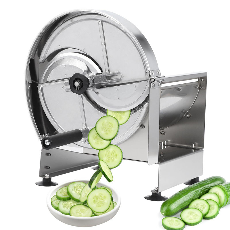 Coupe-légumes commercial en acier inoxydable
