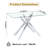 Breiann 45.28'' Glass Top Console Table-1257131101