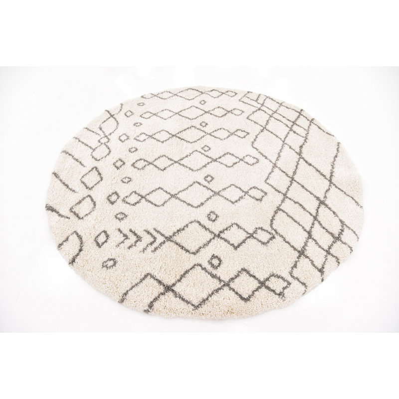 Southwestern Shag Area Rug, Round 152cm