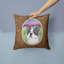 Coussin intérieur/extérieur moderne boston terrier