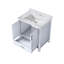 Meuble-lavabo avec plateau en marbre de Carrare-980688319