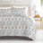 Patterned Ultra Soft 3 Piece Duvet Cover Set - Serenity-102747219-102747223