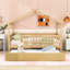 Lit simple en bois avec lit gigogne simple-1136507094