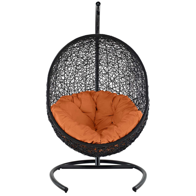 Chaise suspendue d'extérieur Encase de Modway, Orange