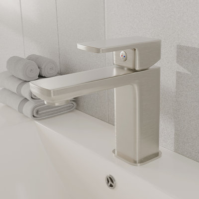 Eviva Lux Single-Handle Waterfall Single-Hole Bathroom Faucet With Deckplate Included