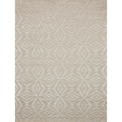 Ikat Area Rug in Beige/Ivory