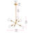 Toler 6-Light Dimmable Sputnik Sphere Chandelier-401154507