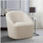 Fauteuil pivotant Anson Boucle