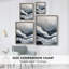 Reproduction encadrée ABSTRACT Series CDLxxx - bois massif-2113310359