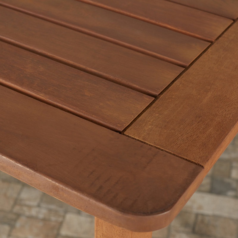 Table de bar en bois massif Gwenda, Brun cannelle