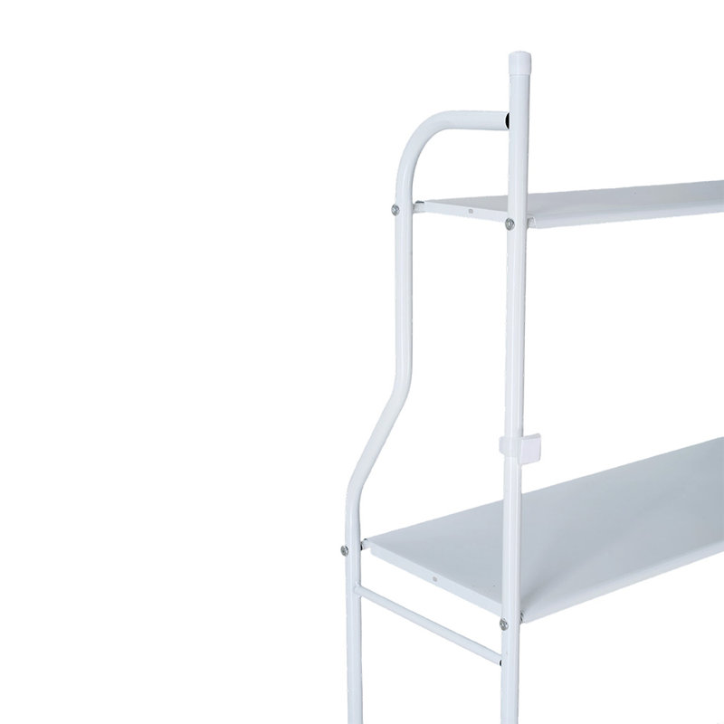 Steel Freestanding Bathroom Shelves, White