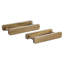 2 Piece Wood Floating Shelf