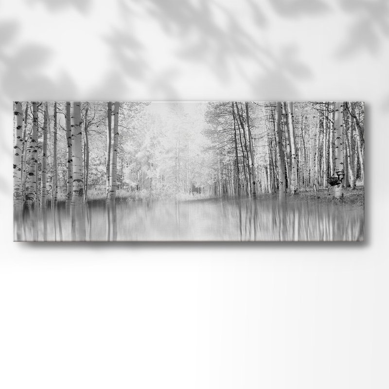" Aspen Reflection ", 12" H x 30" W x 1.5" D