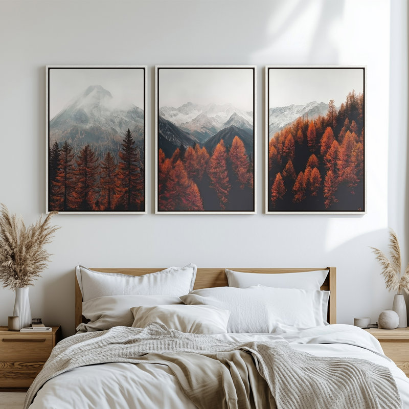 Art mural encadré sur toile, rétro muraux abstraits pour chambre à coucher, H 24 po x l 16 po, Blanc