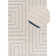 Carmel Modern Geometric Cream/Navy Area Rug
