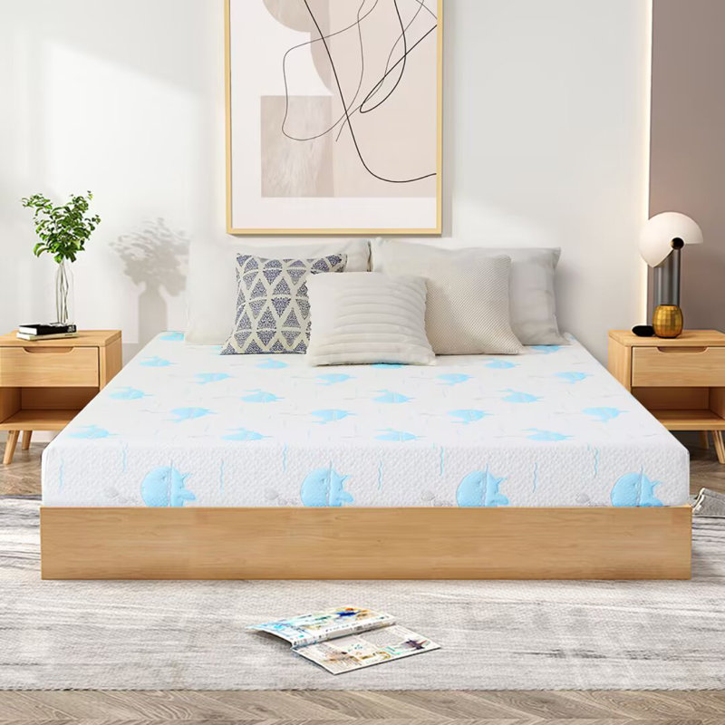 Matelas ferme en mousse viscoélastique imprégnée de gel, 6", Full
