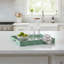 Berty Rectangular Decorative Tray, Mosaic Pattern Green-White Capiz 14X18-124561647-124561650