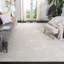 Tapis bleu clair / ivoire en laine / viscose touffeté à la main Salaam-889959703
