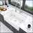 30 Inch Kitchen Sink Apron-Front White Ceramic Reversible Single Bowl Kitchen Farm Sinks