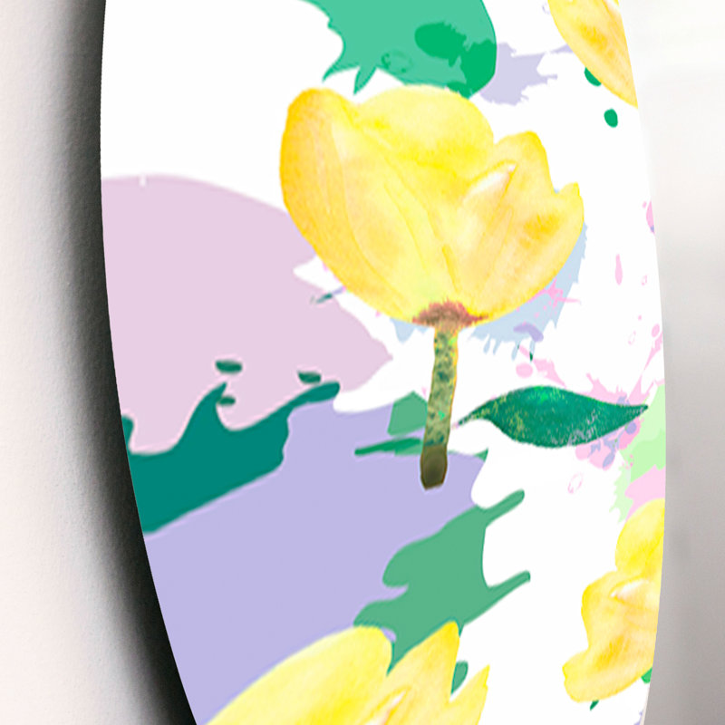 Ensemble de 3 décorations murales à motif floral avec fleurs