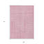 Tapis intérieur lavable géométrique 9 pi x 12 pi rose