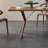Walnut all solid wood dining table set-107846005