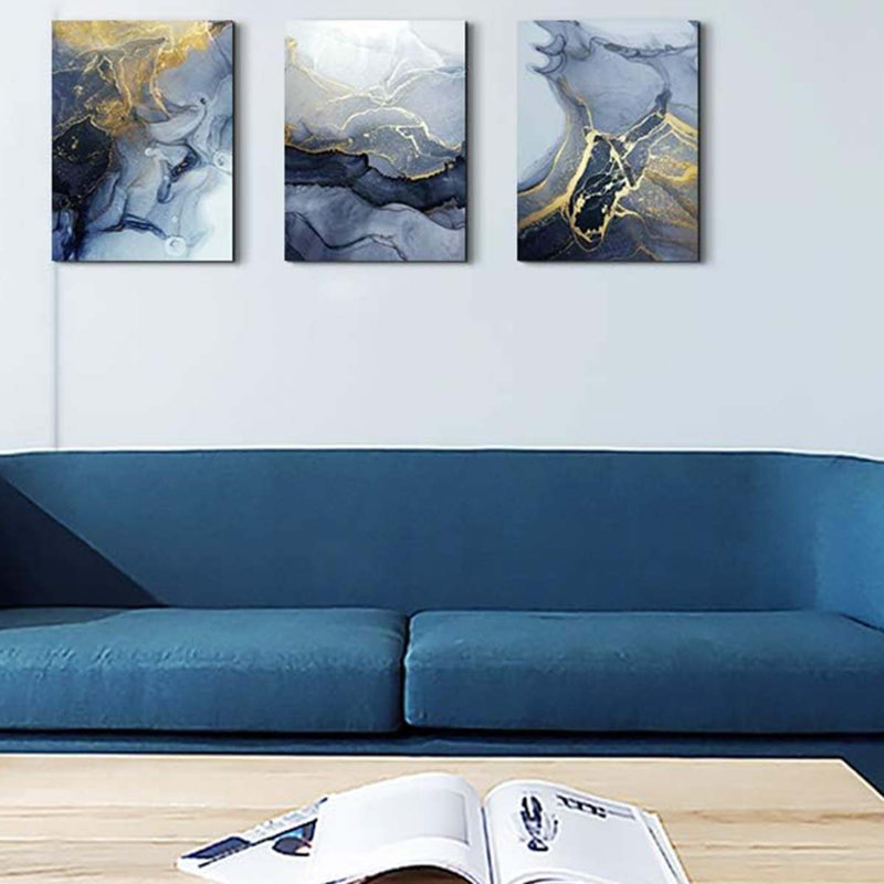 3 Piece Wrapped Canvas Print, 40 cm H x 30 cm W