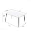Table de salle à manger rectangulaire moderne 55,12 po 55 pi-1948454811-1948454810
