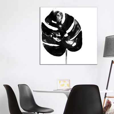 Monochrome Tropic I by June Erica Vess - Wrapped Canvas Painting