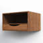 Adeana Poplar Solid Wood Floating Shelf with Drawer-1448701954