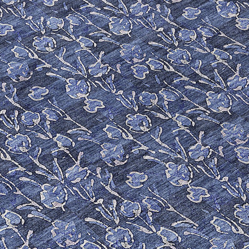 Dejah Washable Floral Indoor / Outdoor Rug, Rectangle 10' x 14'