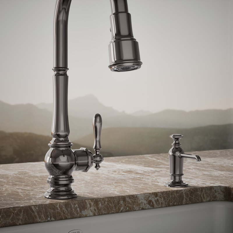 Artifacts Soap/Lotion Dispenser, Titanium