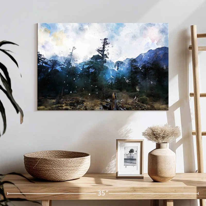 Avery Forest Abstract, 16" H x 24" W