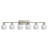 6-Light Nickel Bathroom Vanity Light – Opal Globe Shades, Damp Rated, Cri 90+, E26 Base, Dual-Mount Dimmable For Bathroom & Makeup Vanity-806460061