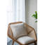 Chaise de loisirs en teck 41 po x 32 po x 29,5 po Tectona