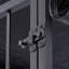 Chenil en métal avec porte 78 po x l 78,7 po x H 76,4 po-117091260