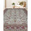Tapis doré et rouge noué à la main de haute qualité