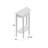 Dalzell 17.5" Console Table-1597539650