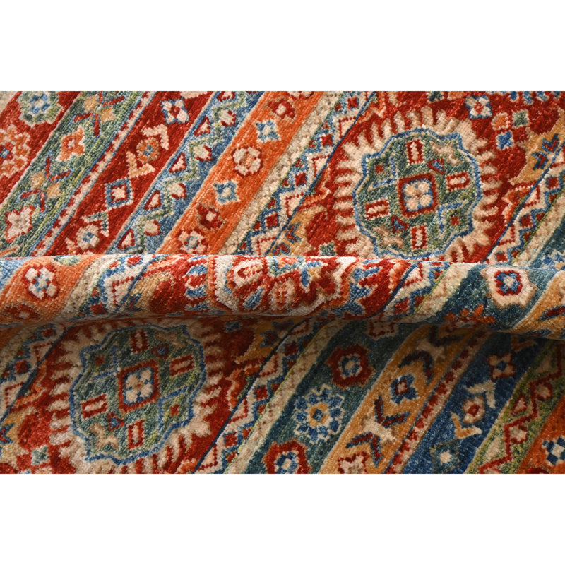 Hand Knotted Wool Area Rug