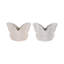 Sagebrook Home 7" Butterfly Planter, Ivory-1599911533
